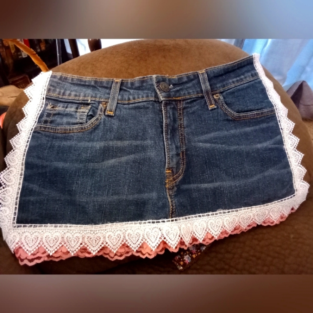 Handmade Blue Jean Apron